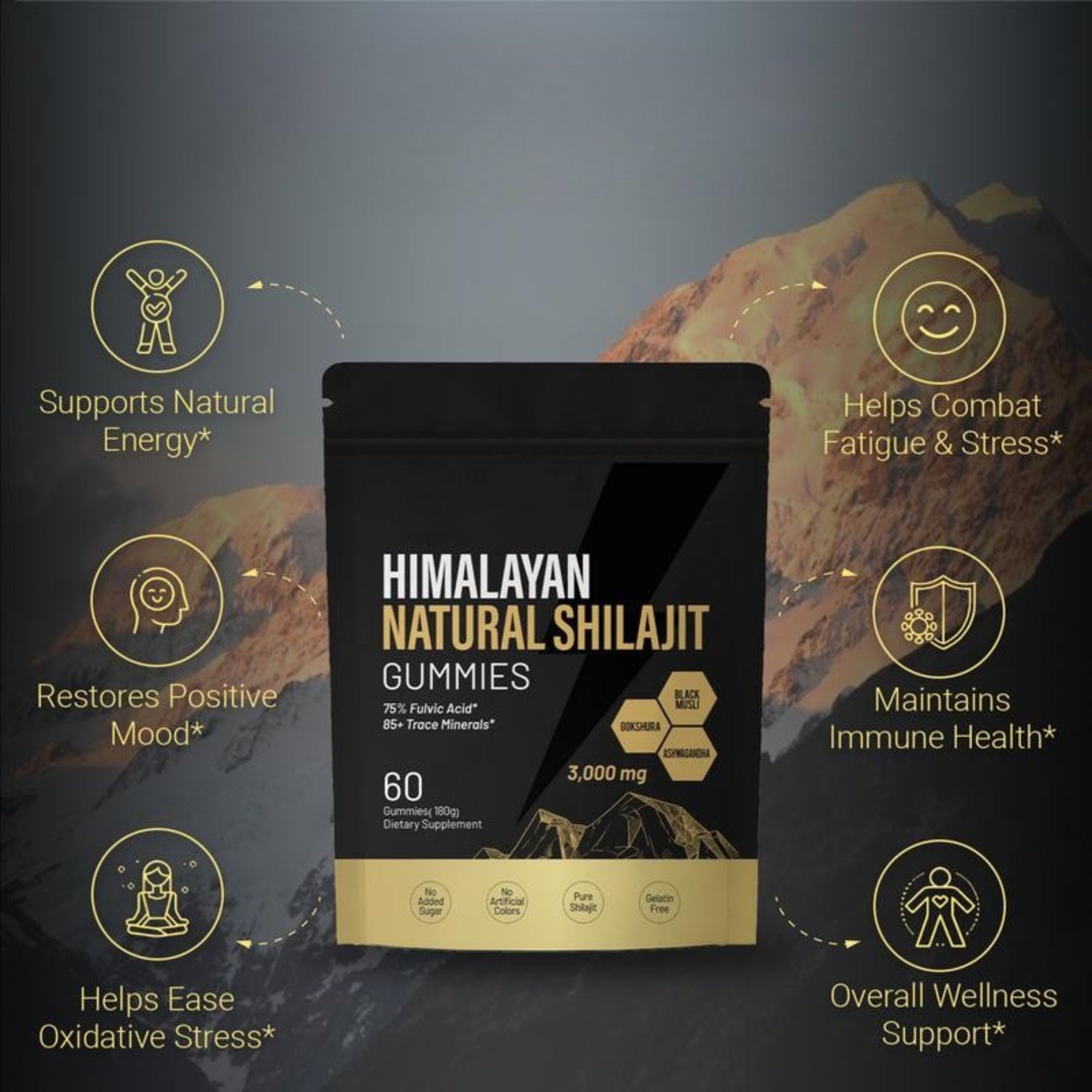 Himalayan Natural Shilajit Gummies
