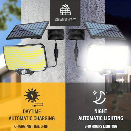 Solar Security Wall Light